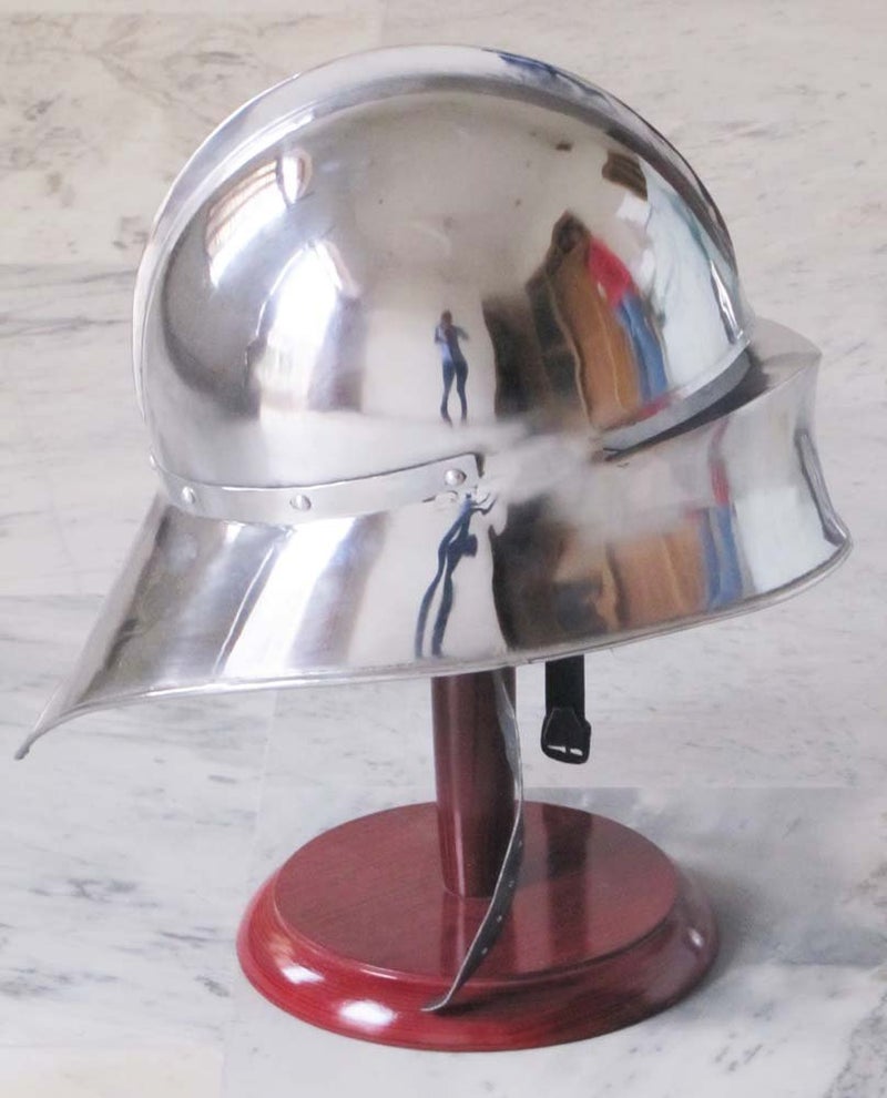 THOR INSTRUMENTS THORINSTRUMENTS (with device) Medieval German Sallet Helmet - Gothic Close Helmet Re-Enactment Costume Spartan Rustic Vintage Home Decor Gifts - Image 2